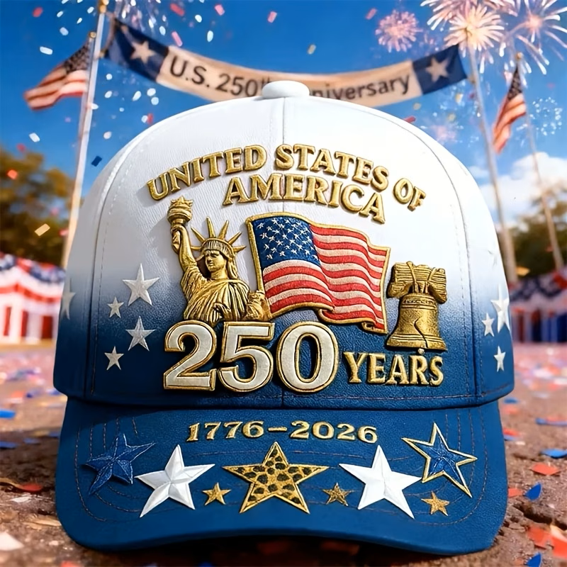 USA 250th Anniversary Cap – Commemorate 250 Years of History (1776-2026)