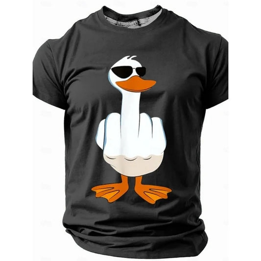 Funny Duck 3D Print T-Shirt – Unisex Streetwear Tee