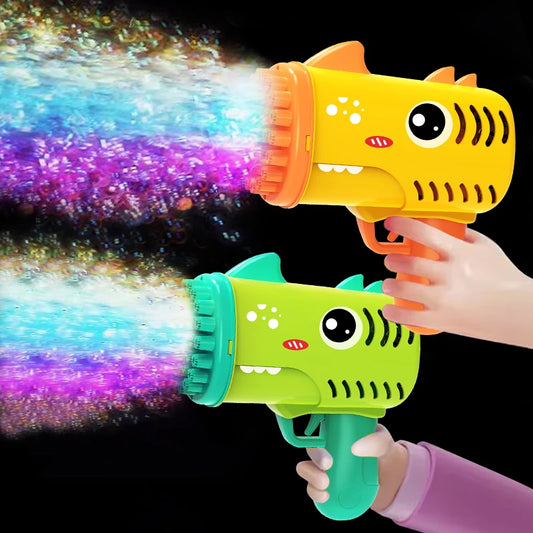 35-Hole Dinosaur Bubble Blower – Endless Bubbles, Endless Fun