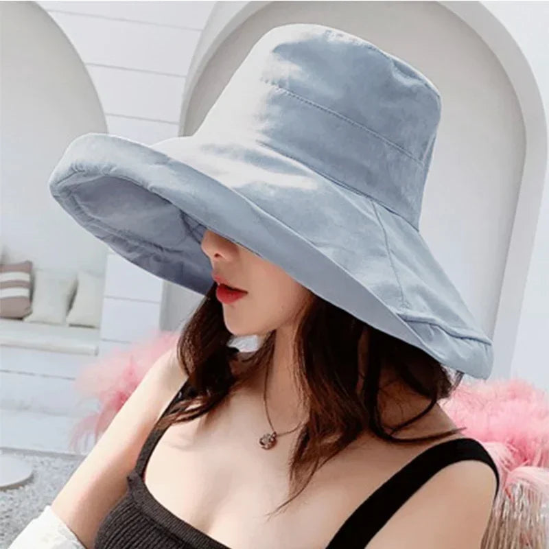 Reversible Wide Brim Bucket Hat – The Ultimate 2-in-1 Summer Essential