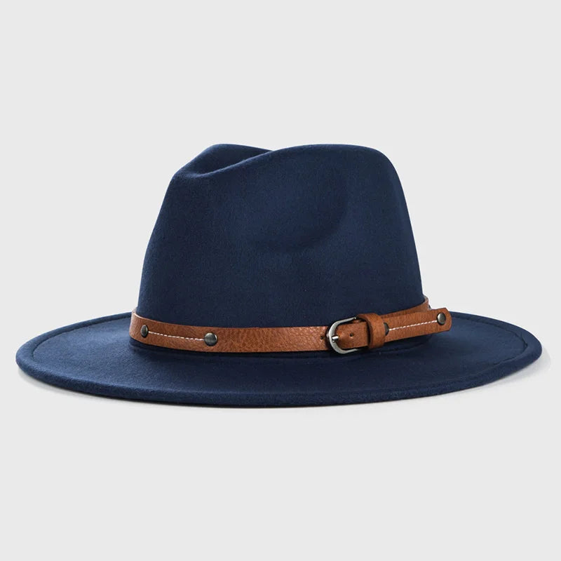 Vintage British Style Fedora – Timeless Elegance for Autumn & Winter