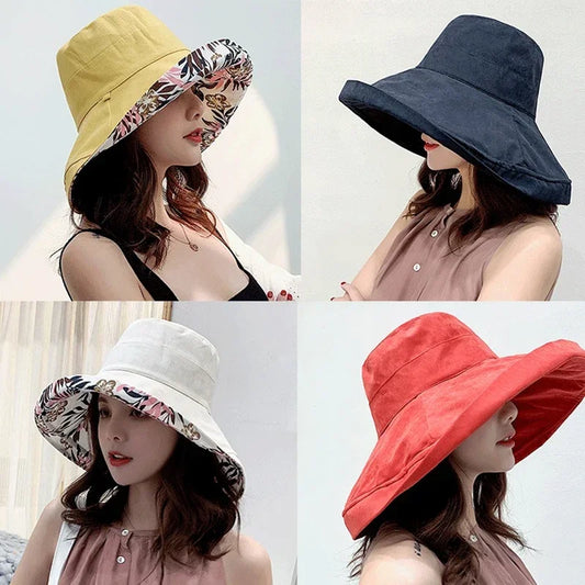 Reversible Wide Brim Bucket Hat – The Ultimate 2-in-1 Summer Essential