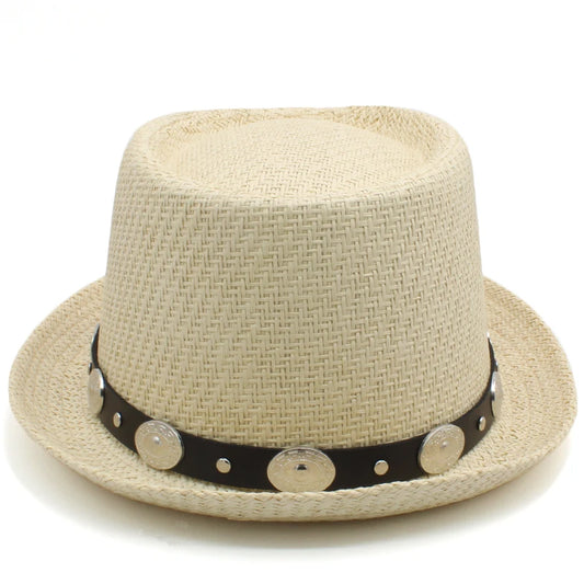 Classic Pork Pie Straw Hat – Timeless Style Meets Summer Comfort