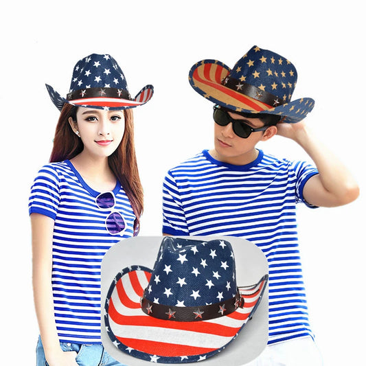 Cowboy Bucket Hat — Wide Brim Sun Protection, Unisex