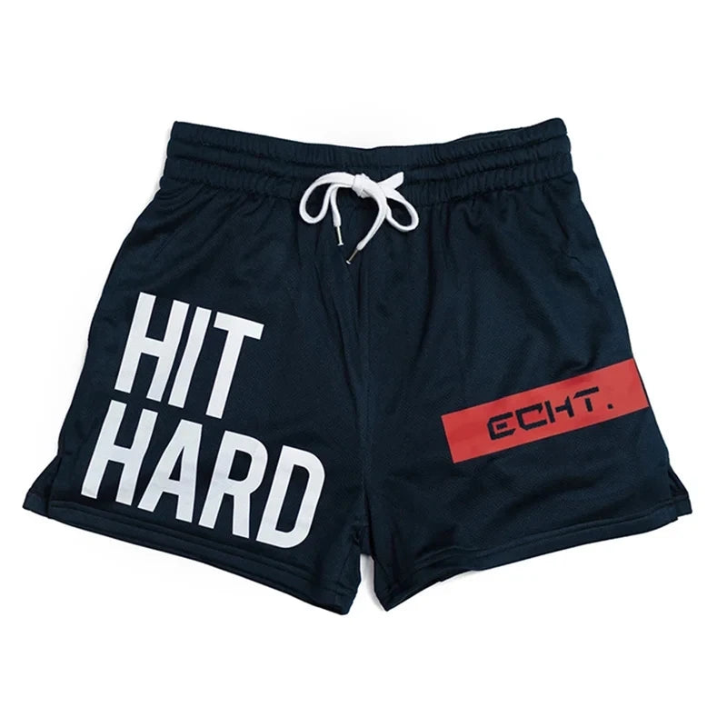 2024 Summer New Men Shorts Casual Sports Shorts Fitness Exercise Beach Shorts Breathable Mesh Shorts Jogger Men's Brand Shorts