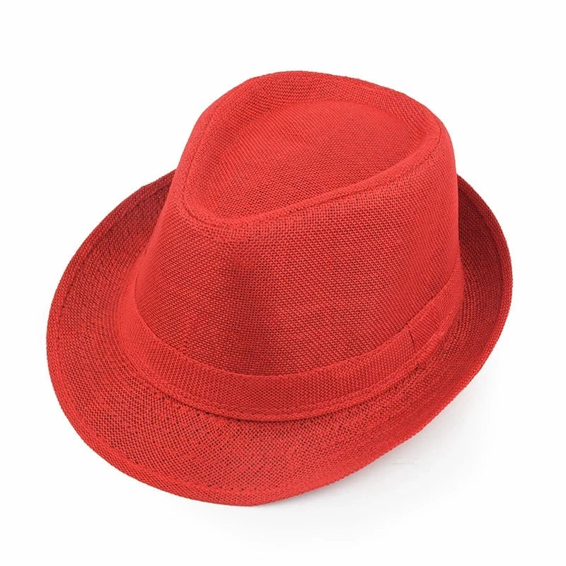 Classic Linen Fedora Jazz Hat – Elevate Your Summer Style