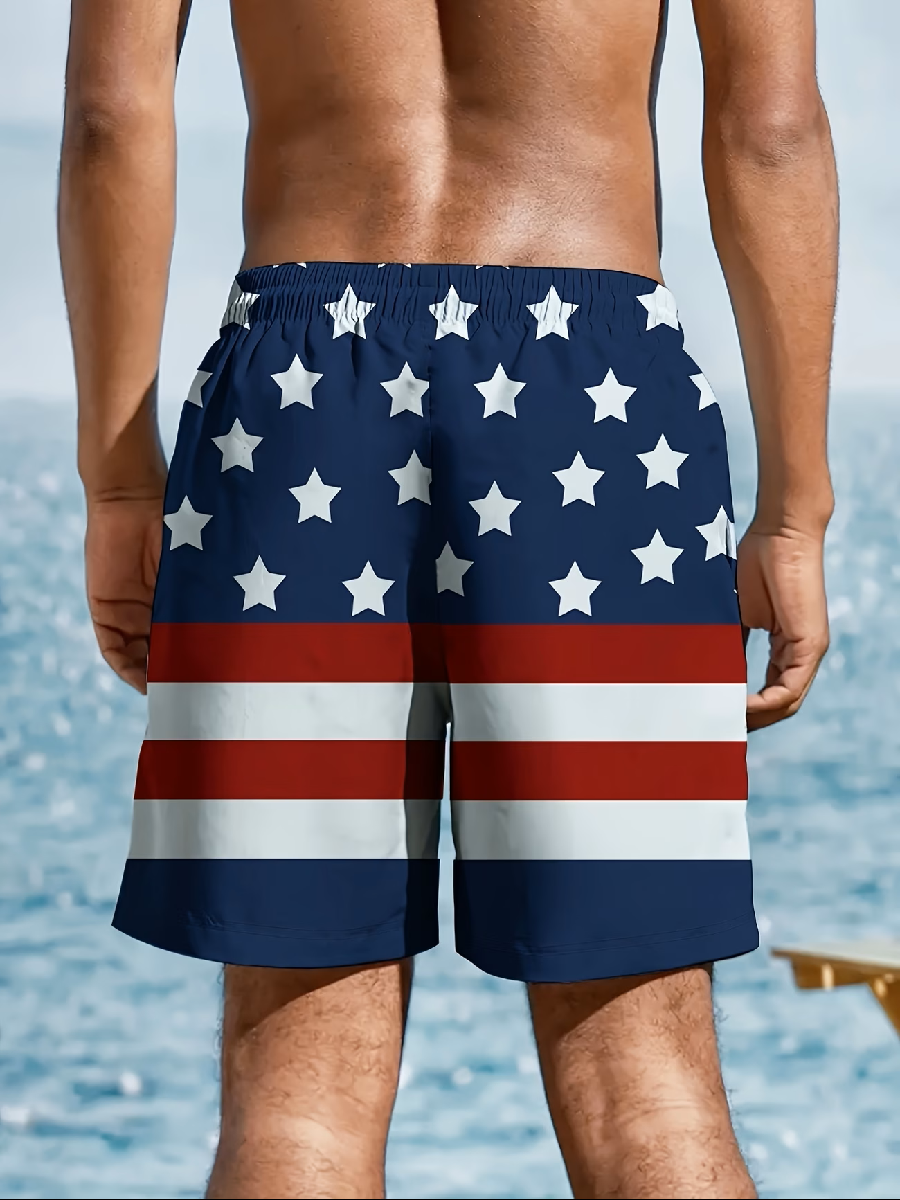 USA Flag Beach Shorts – Patriotic Comfort for Summer
