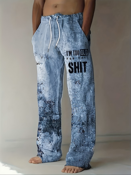 Men’s Striped Gradient Sweatpants – Modern Comfort Meets Urban Style