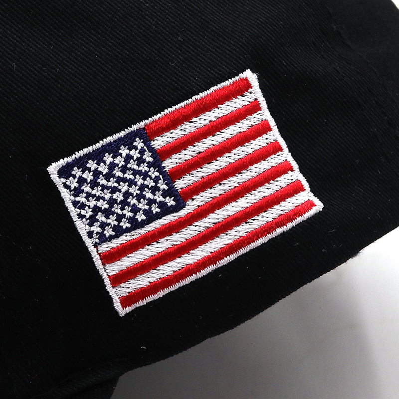 Letter USA Embroidery Baseball Cap – Patriotic Style for Couples