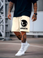 Men’s Spartan Warrior Ink Splash Shorts – Performance Meets Street Style