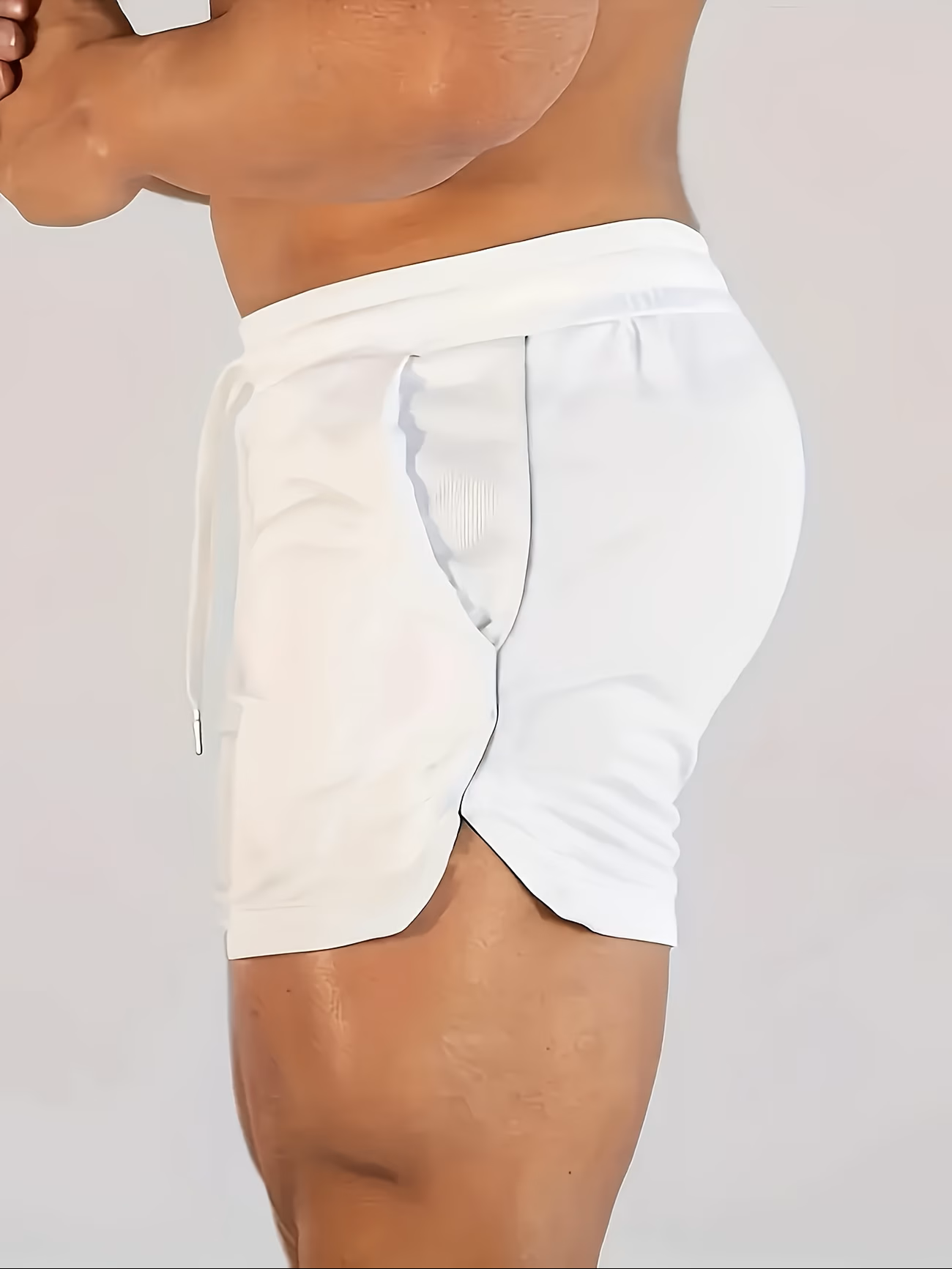Men's USA Flag Gym Shorts – Slim Fit, Quick-Dry