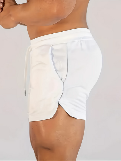 Men's USA Flag Gym Shorts – Slim Fit, Quick-Dry