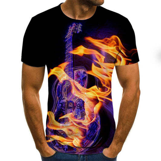 3D Graphic Print T-Shirt — Bold Street Style for Everyone