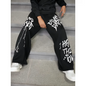 Men’s Graffiti Lightning Bolt Sweatpants – Electrify Your Style
