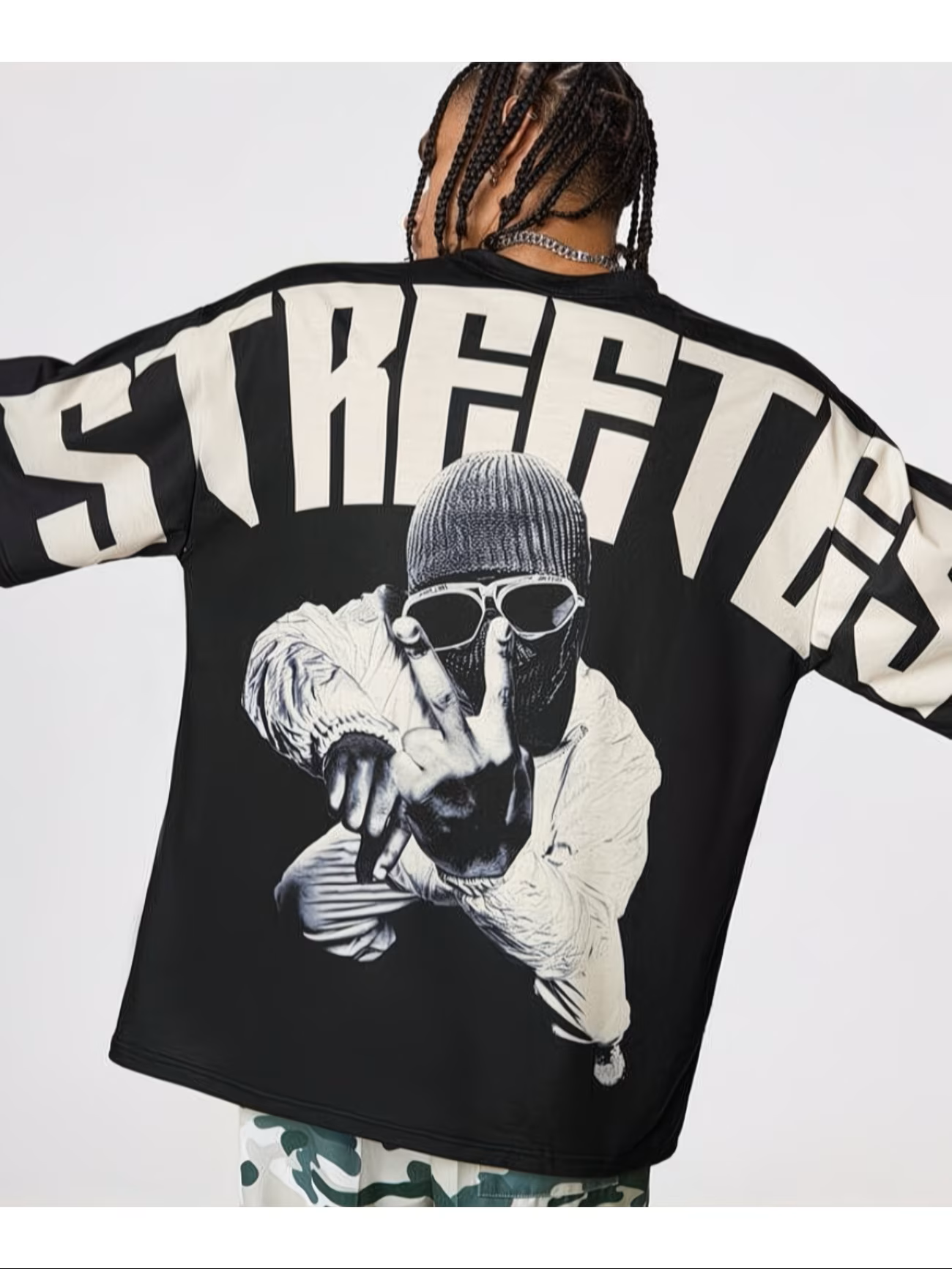 STREETES Longsleeve – Black Graphic