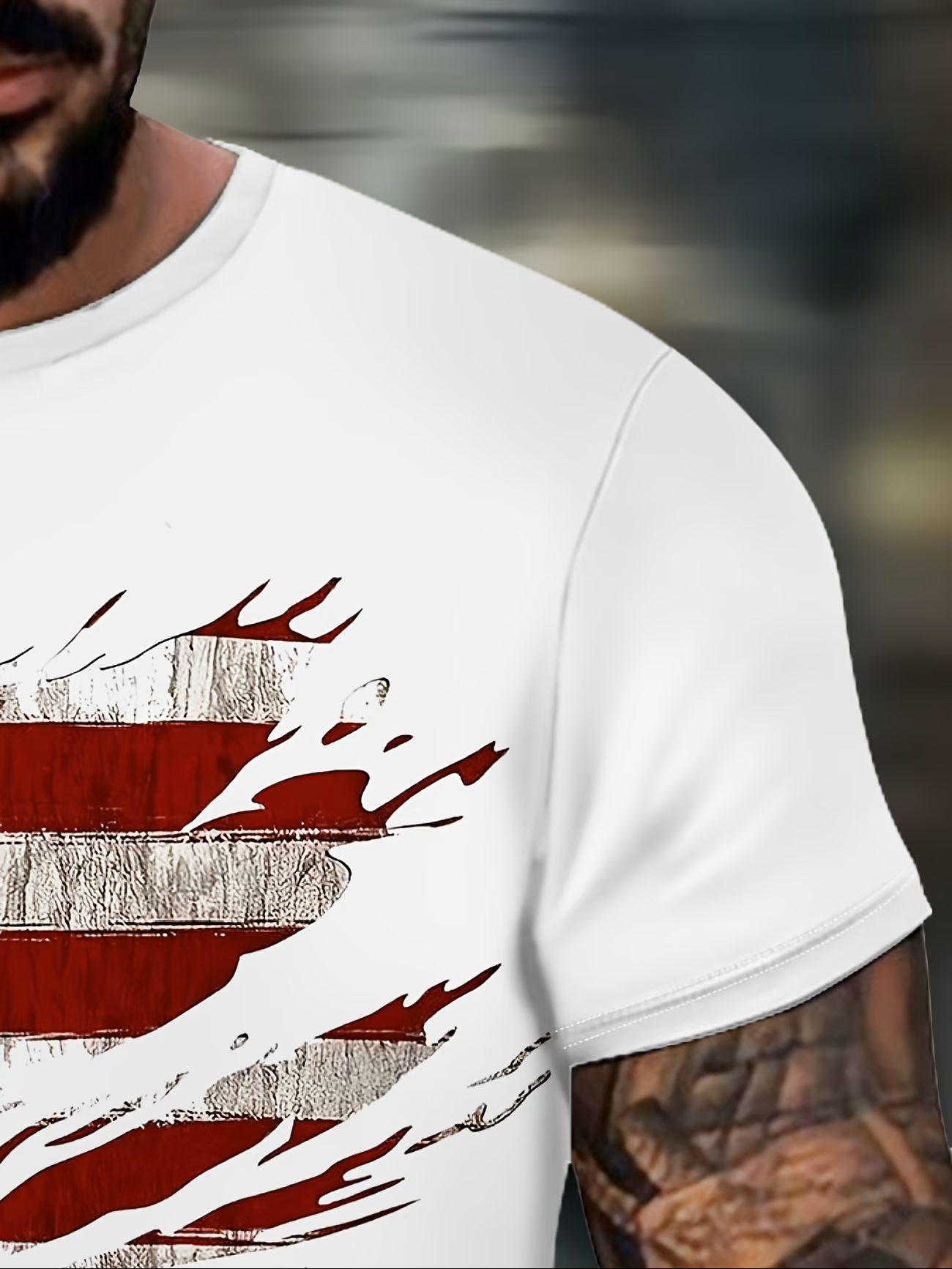 3D American Flag Print Tee – Iconic Style Meets High Performance