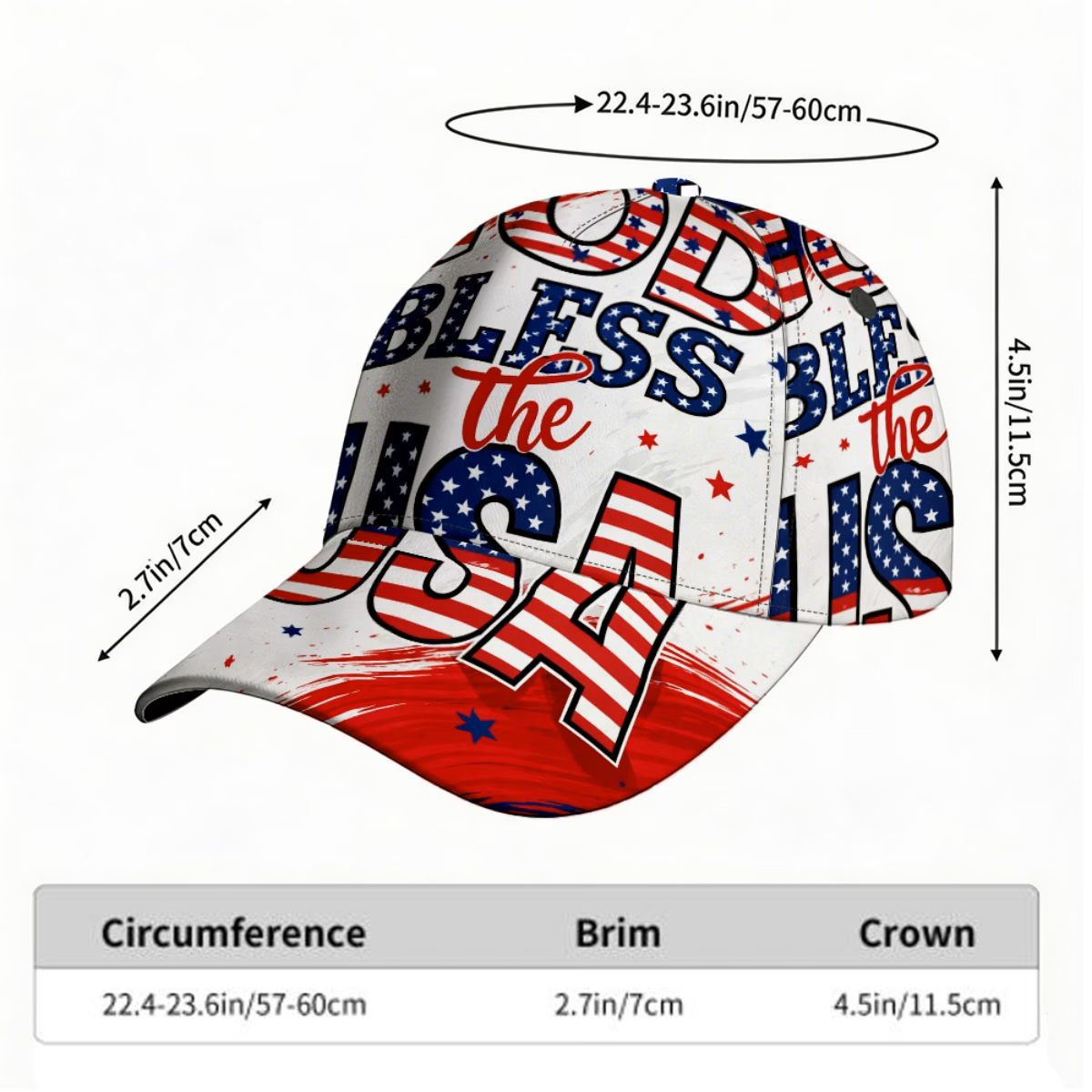 American Pride Baseball Cap – Bold Spirit, Ultimate Comfort