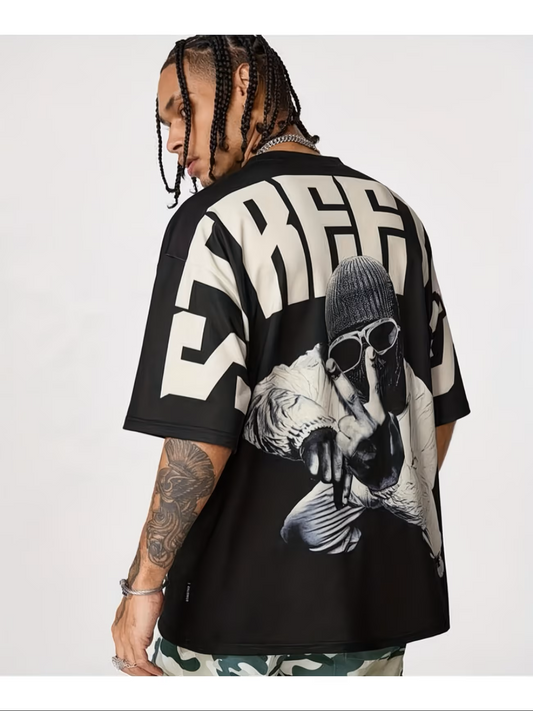 STREETES Longsleeve – Black Graphic