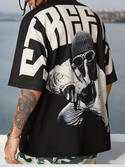 STREETES Longsleeve – Black Graphic