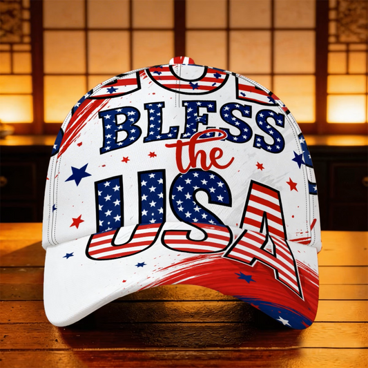 American Pride Baseball Cap - Full Print, Breathable & Lightweight, Perfect for Taxi Drivers, Concerts, Streetwear & Fishing