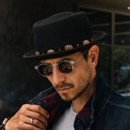 Pork Pie Fedora Hat – Timeless Retro Elegance