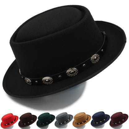 Pork Pie Fedora Hat – Timeless Retro Elegance