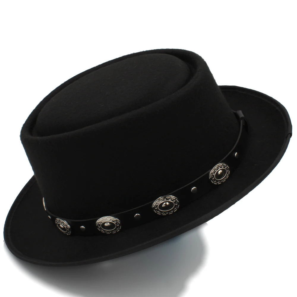 Pork Pie Fedora Hat – Timeless Retro Elegance