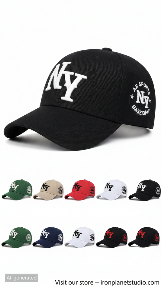 Fashion Letter Embroidery Hip Hop Hats Outdoor Adjustable Casual Baseball Caps Sunscreen Hat