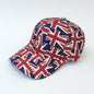 European and American Cross-Border Hats, Uk and Us Outdoor Sun Protection Hats, British Style Union Jack Flag and Stars and Stripes Baseball Caps