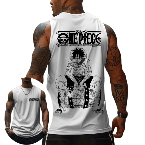 ONE PIECE Monkey D. Luffy Tank Top – Your Ultimate Summer & Gym Essential