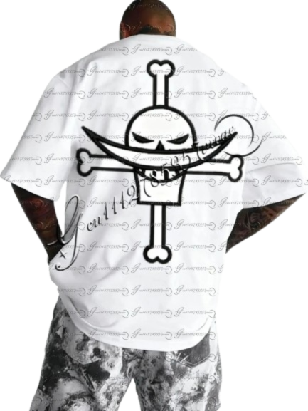 One Piece Jolly Roger Oversized T-Shirt