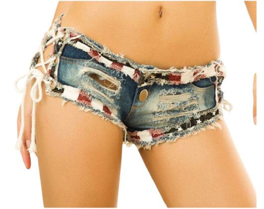 Women's jeans denim shorts