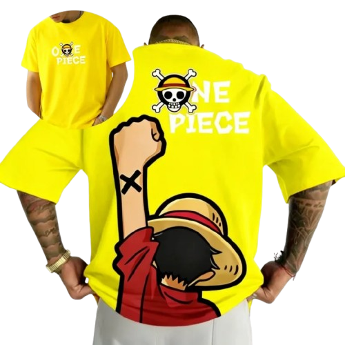 One Piece Luffy T-Shirt 2026 — Anime Oversized Tee | Summer Streetwear Iironplanetstudio