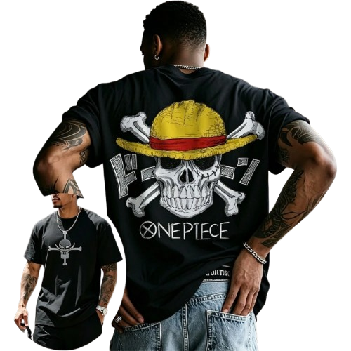 One Piece Skull T-Shirt | Anime Streetwear Graphic Tee