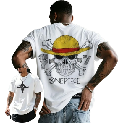 One Piece Skull T-Shirt | Anime Streetwear Graphic Tee