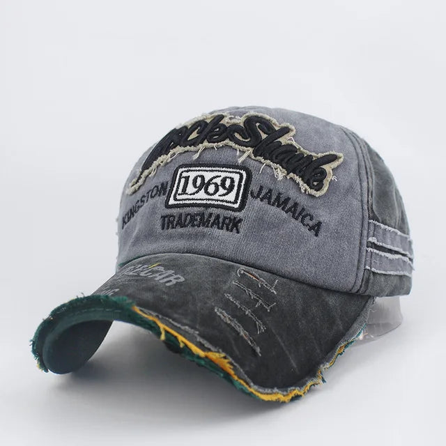 Vintage Washed Cotton Dad Hat Unisex Adjustable Baseball Cap - Promotion Sale