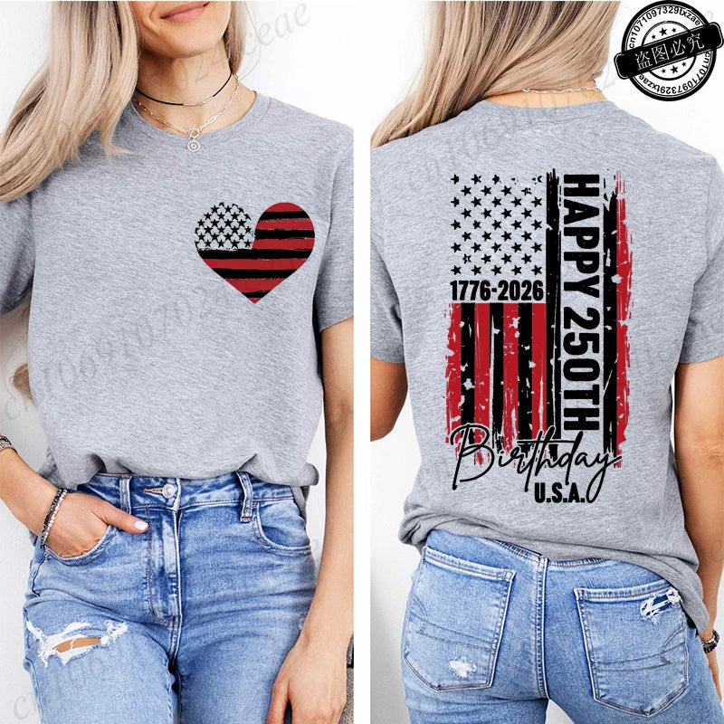 Women’s USA 250th Anniversary Tee – Commemorating 250 Years of Liberty