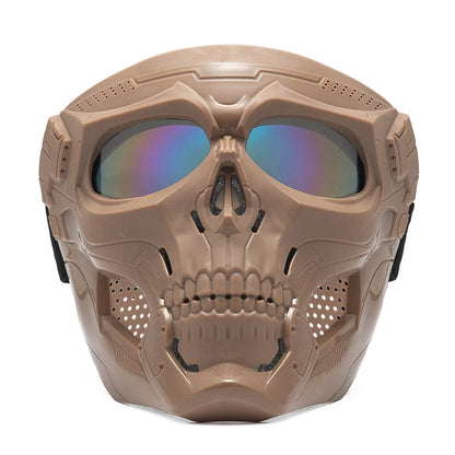 Tactical Skull Skeleton Mask – Full Face Protection with Integrated Goggles