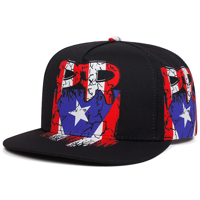 2025 National Flag Flat Brim Hat – Authentic Streetwear Style