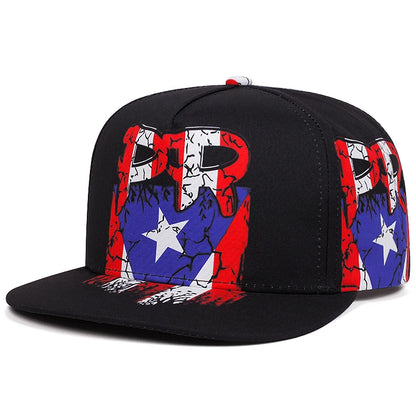 2025 National Flag Flat Brim Hat – Authentic Streetwear Style