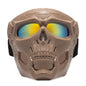 Tactical Skull Skeleton Mask – Full Face Protection with Integrated Goggles
