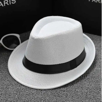 Cotton Linen Jazz Hat – Refined Style for the Modern Gentleman