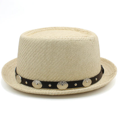 Classic Pork Pie Straw Hat – Timeless Style Meets Summer Comfort