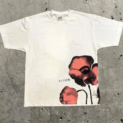 Harajuku Y2K Graphic T-Shirt | Oversized Streetwear Tee | 15 Colors, 30 Designs