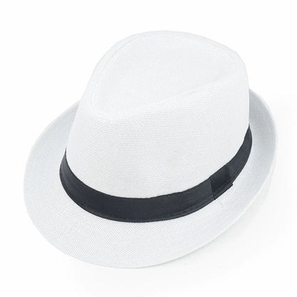 Classic Linen Fedora Jazz Hat – Elevate Your Summer Style