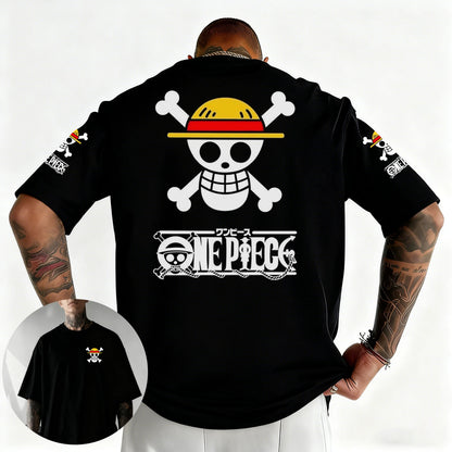 One Piece Japanese Anime Printed Men's T-Shirt Roronoa Zoro Boy Children's Harajuku Short Sleeve Kids Luffy T-shirt Clothing