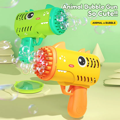 35-Hole Dinosaur Bubble Blower – Endless Bubbles, Endless Fun