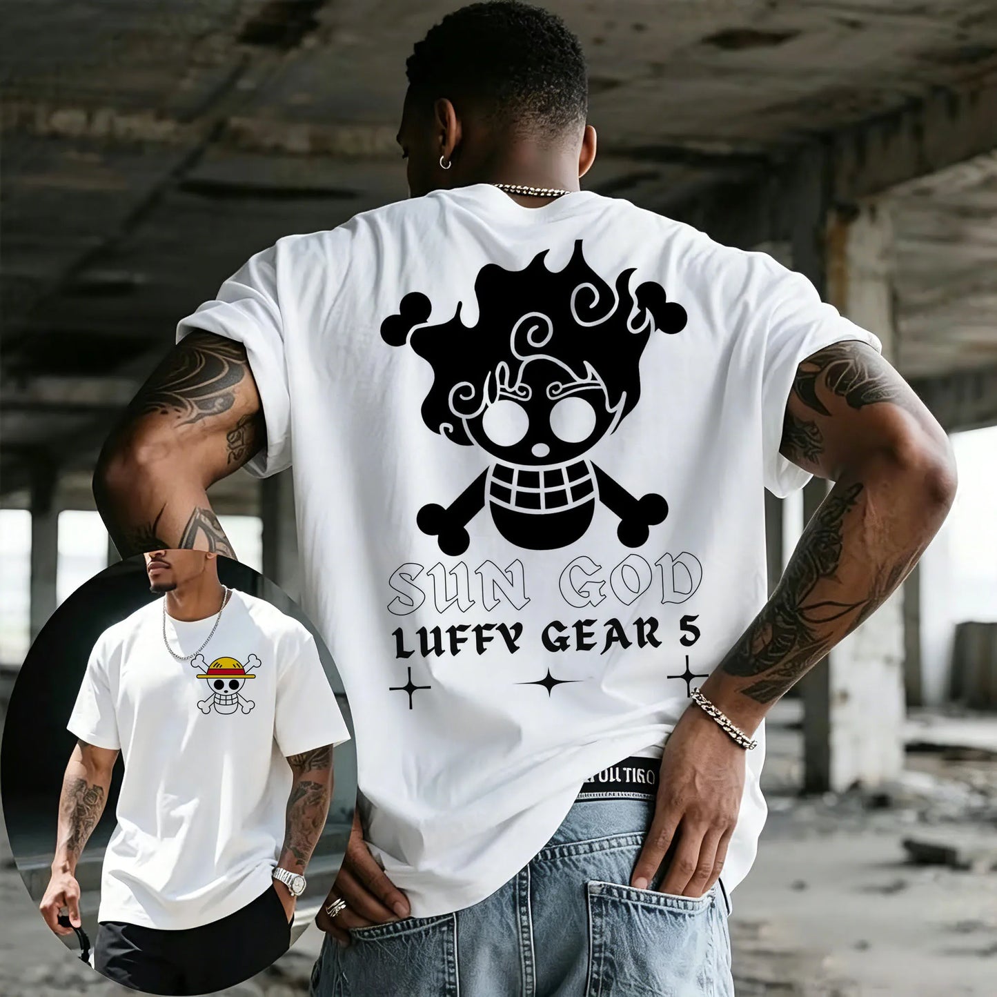 One Piece Skull T-Shirt | Anime Streetwear Graphic Tee