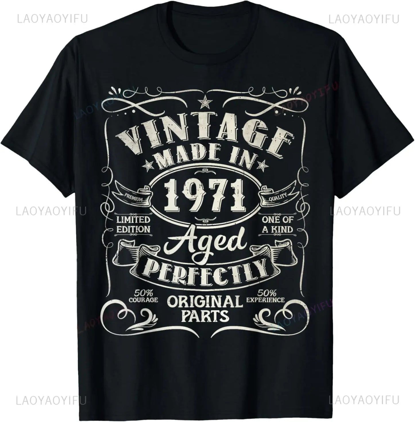 54th Birthday Tee 54 Years Old Vintage Legends Born in 1971 T-Shirt Print Original Design Gifts T Shirts Streetwear Camisas