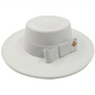 Bow Tie Fedora Hat – Wide Brim | 17 Colors | Women & Men